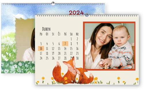 fotokalendar nastenny na sirku a4 louka