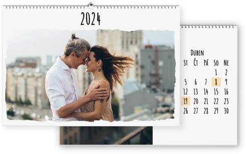 fotokalendar nastenny na sirku a3 bily