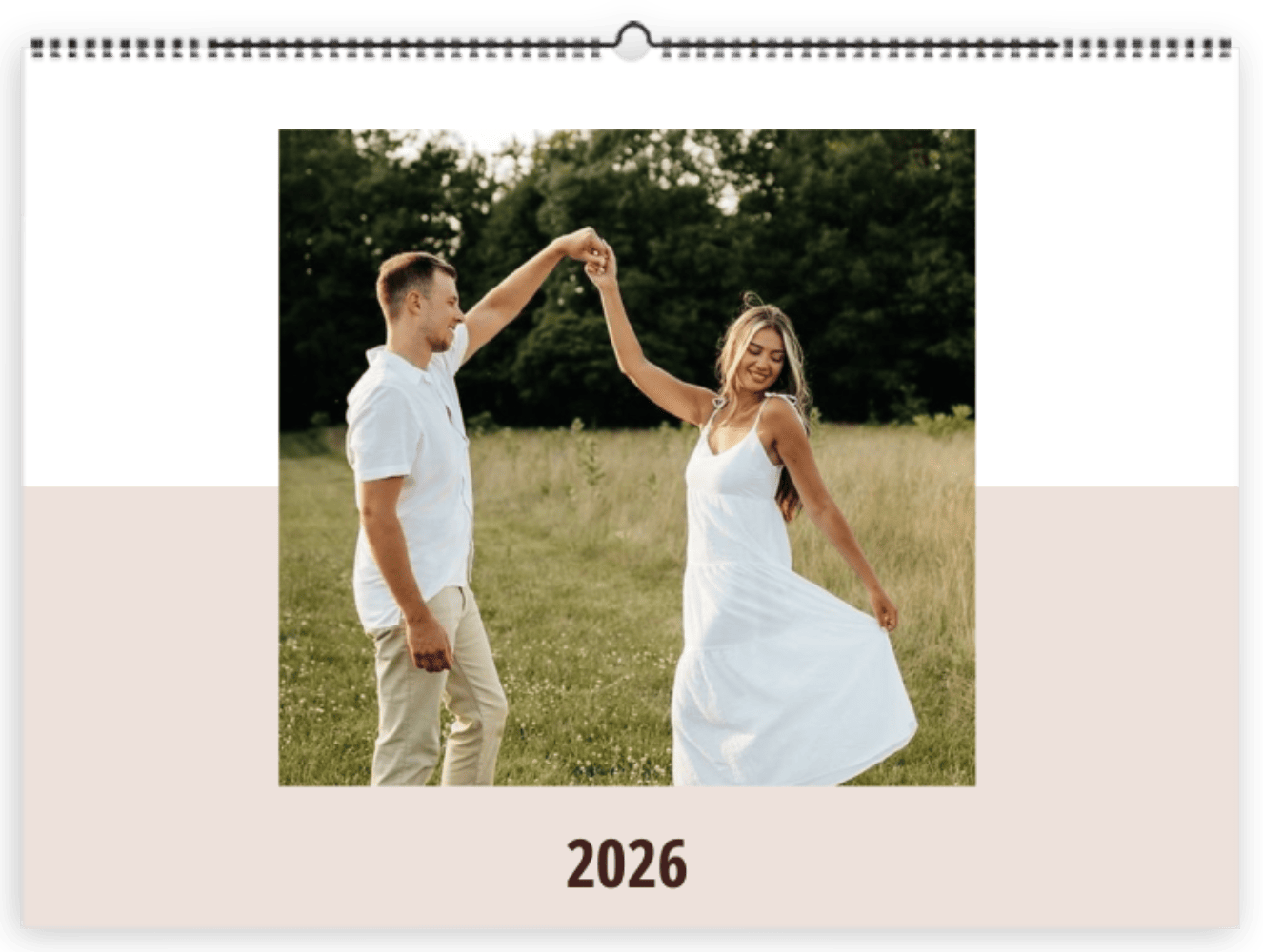 Fotokalendáře z vlastních fotek 2026 jednoduše online - Chic