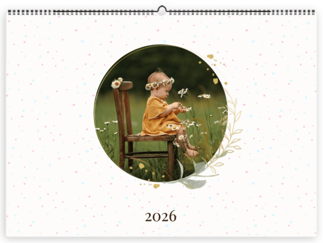 Fotokalendáře z vlastních fotek 2026 jednoduše online - Dětský