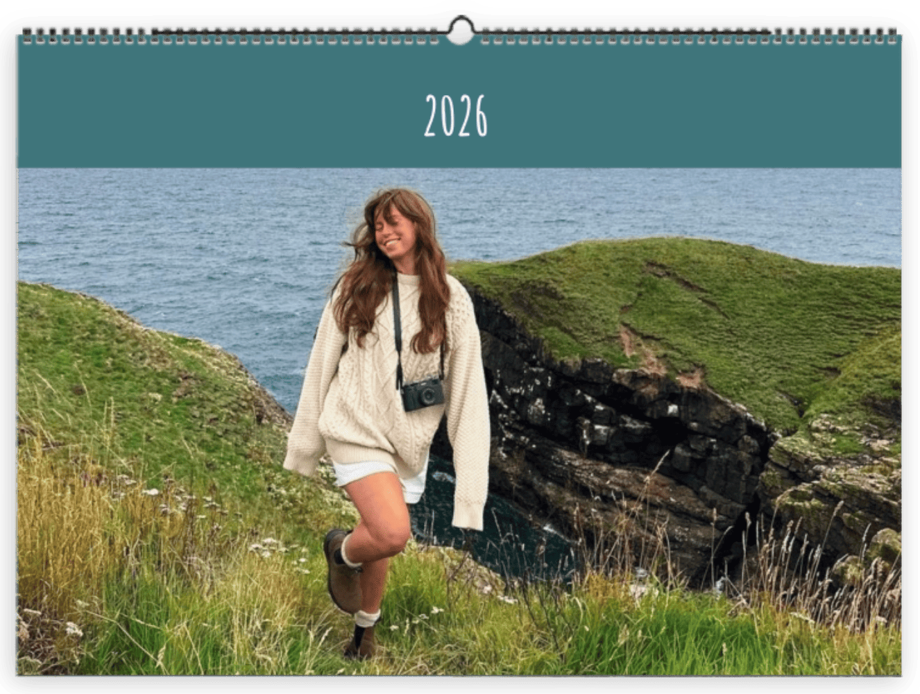 Fotokalendáře z vlastních fotek 2026 jednoduše online - Nordgreen