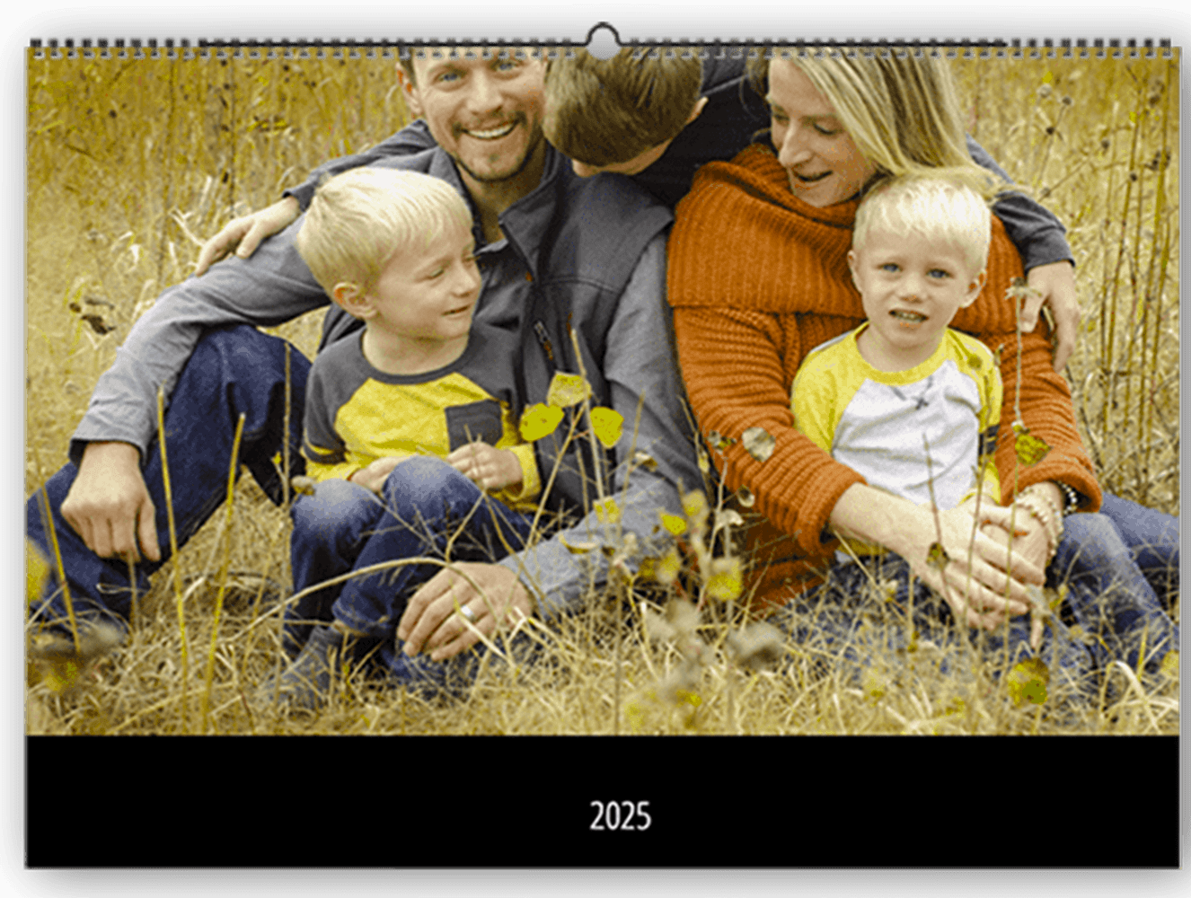 Fotokalendáře z vlastních fotek 2025 jednoduše online - Tmavý