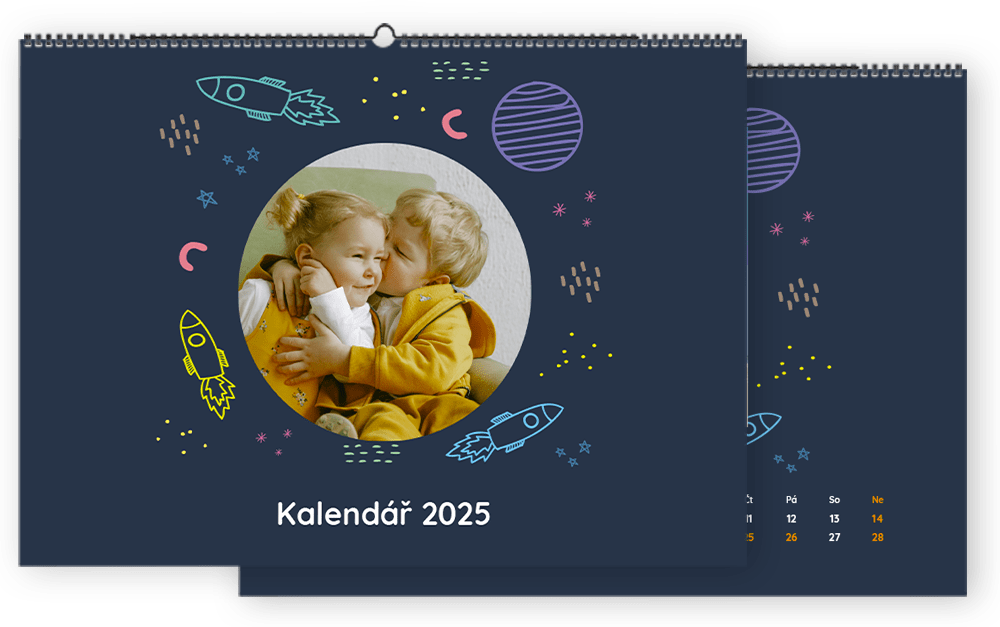 fotokalendar nastenny na sirku a4 vesmir