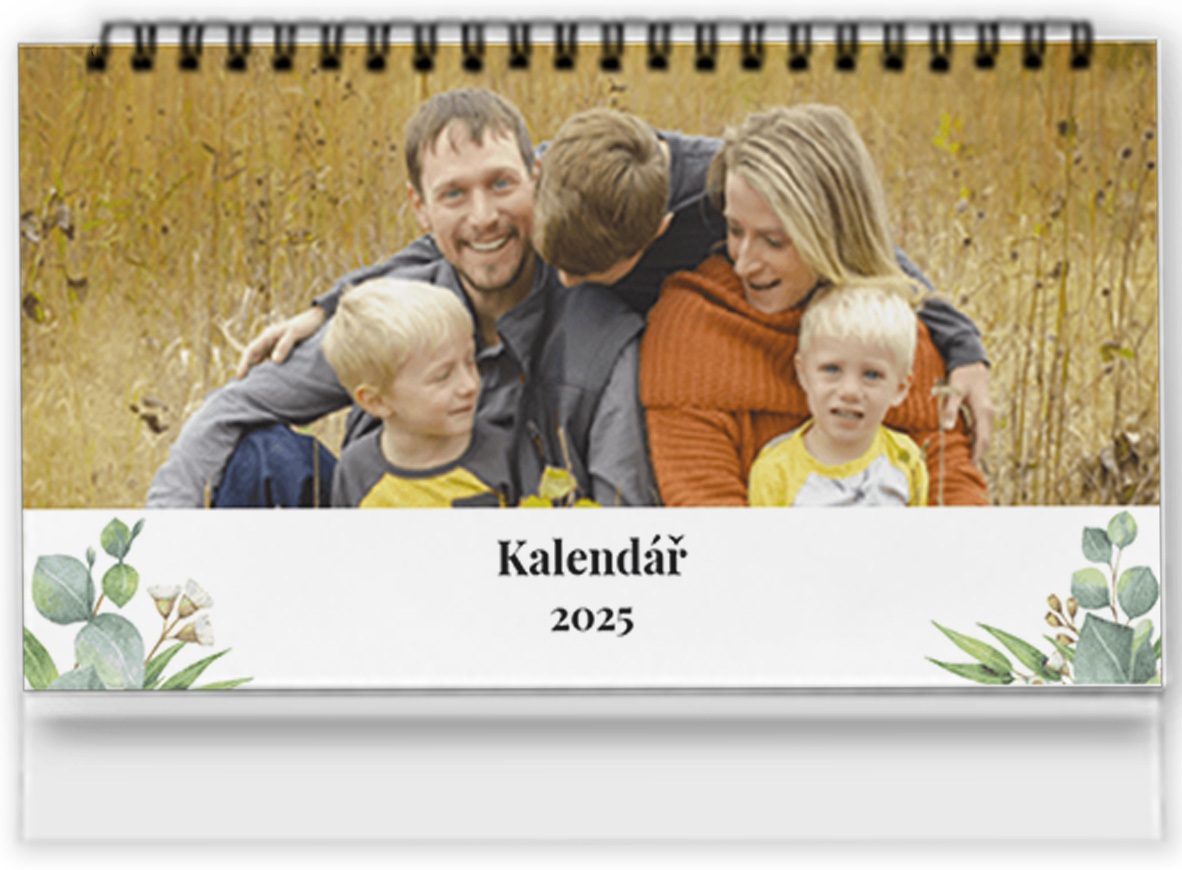 fotokalendar stolni ctrnactidenni kvetinovy