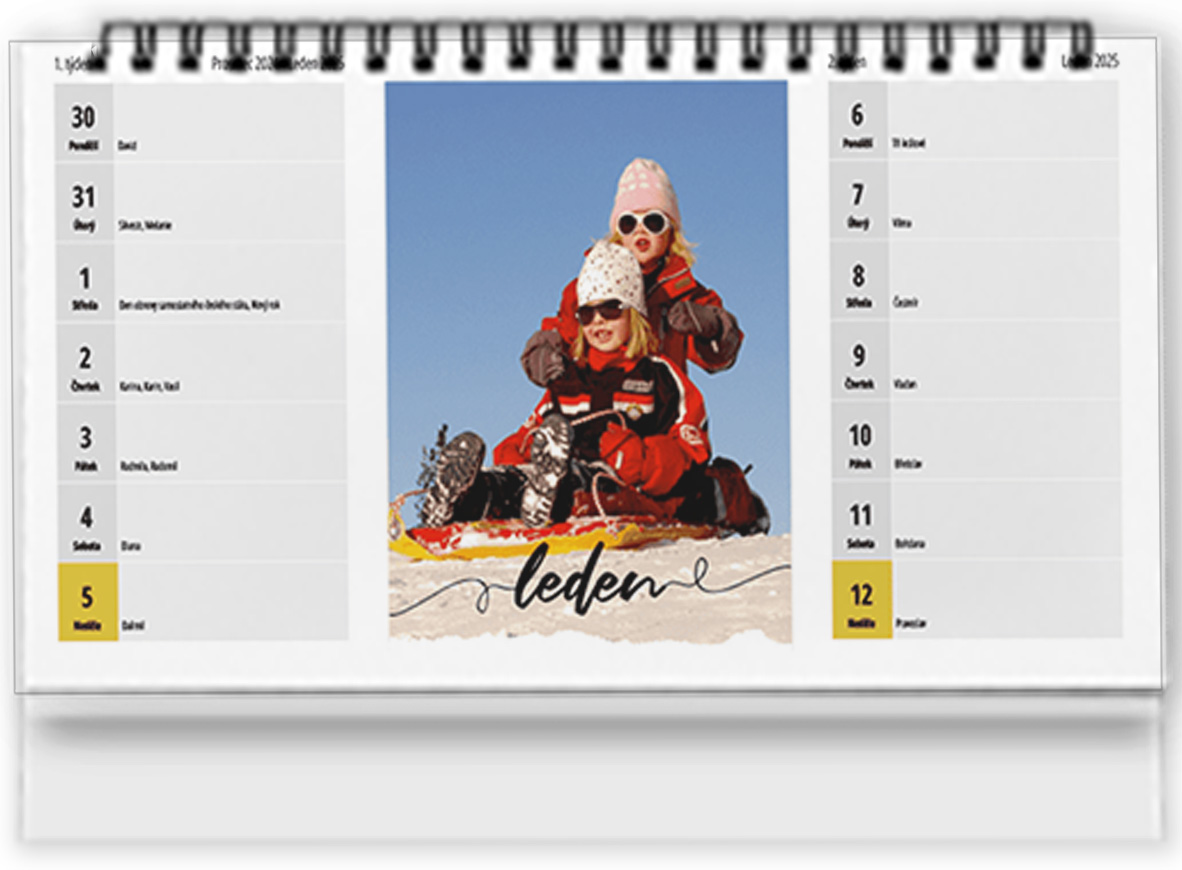 fotokalendar stolni ctrnactidenni trhnuty