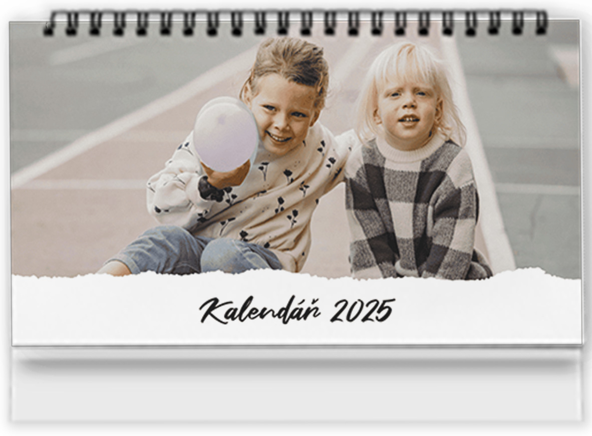 Stolní kalendář 2025 z vlastních fotek 14-ti denní - Moderní I.