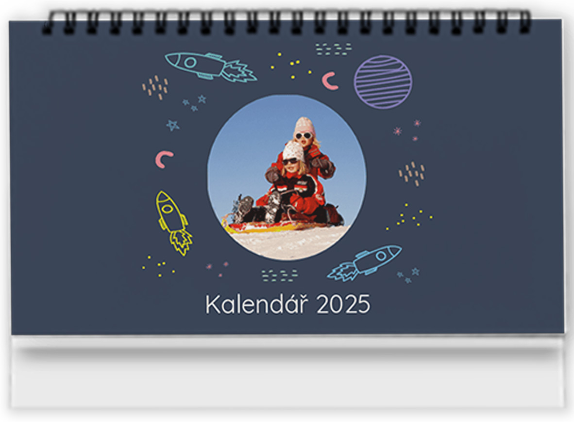 fotokalendar stolni ctrnactidenni vesmir