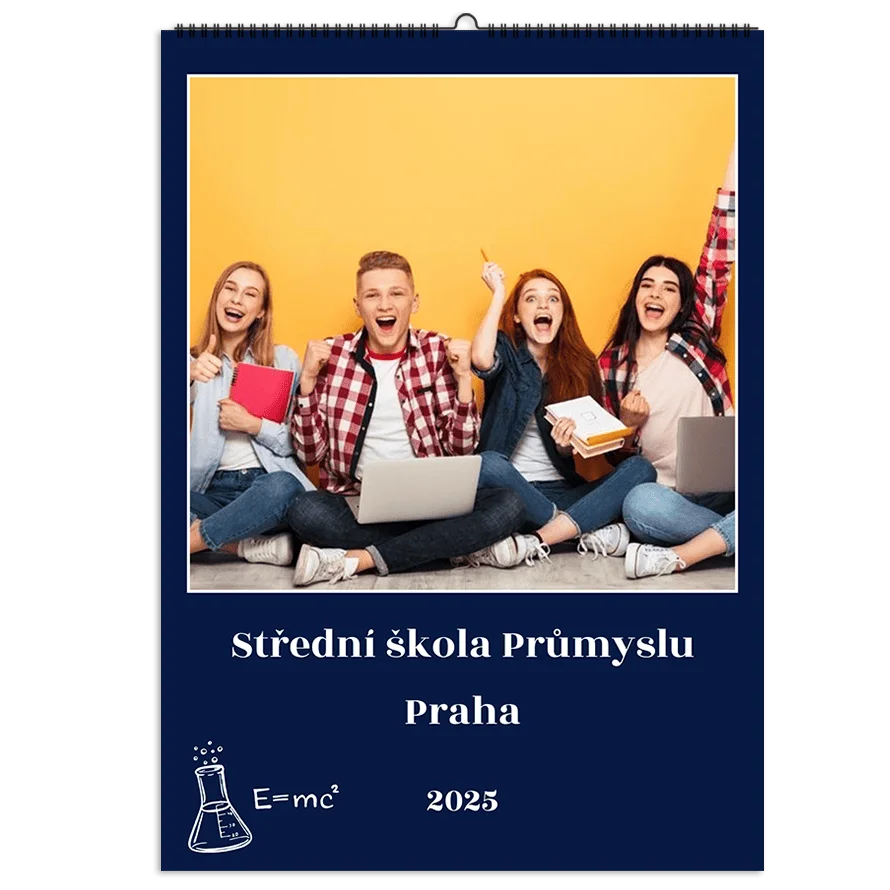 Školní fotokalendář 2025 jako dárek - Moderní
