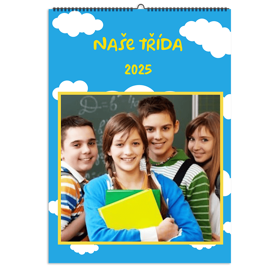 Rodinný kalendář 2025 z vlastních fotek jako dárek - Sitcom