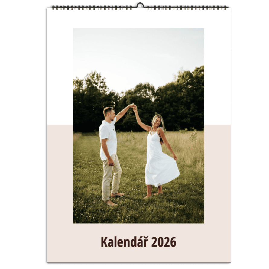 Rodinný kalendář 2025 z vlastních fotek jako dárek - Chic