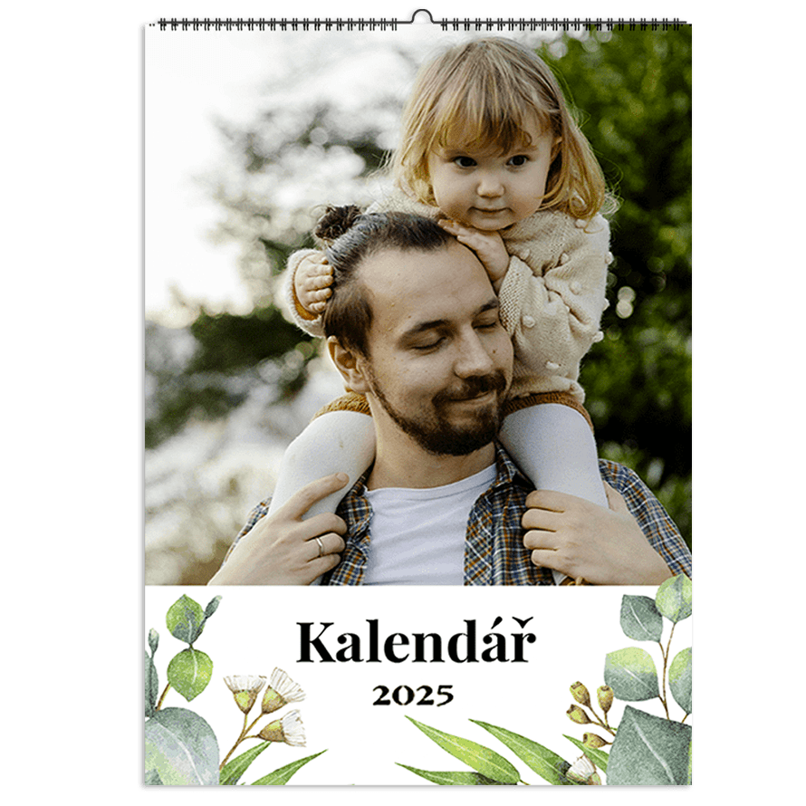 fotokalendar nastenny na vysku a4 kvetinove