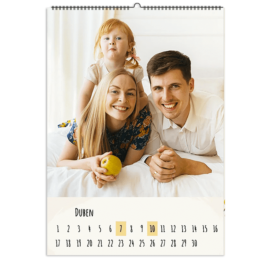 Fotokalendář 2025. Vlastní kalendář jako dárek - Vanilla Cream