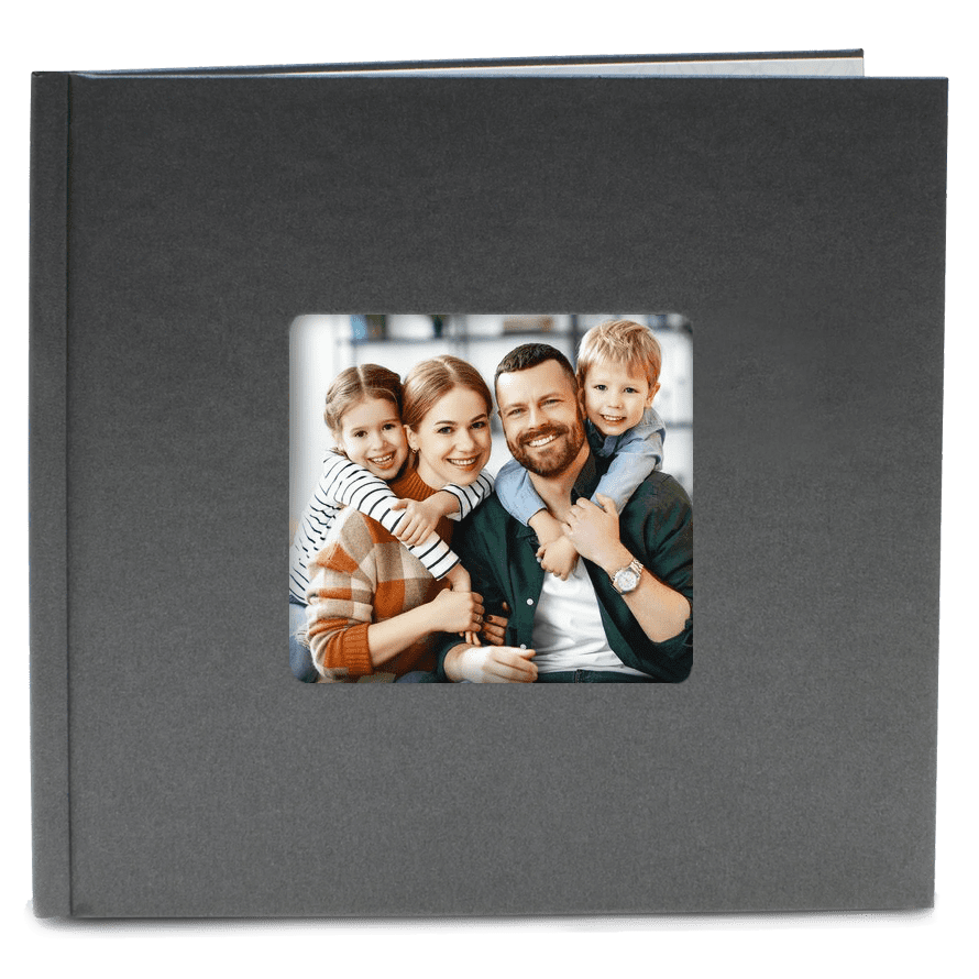 Fotokniha online. Skvělá akce na fotoknihu 21x21 desky Antracit - Album