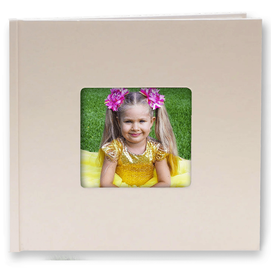 Fotokniha online do 24hod. Akce na fotoknihu 21x21 přírodní desky - Dětská růžová