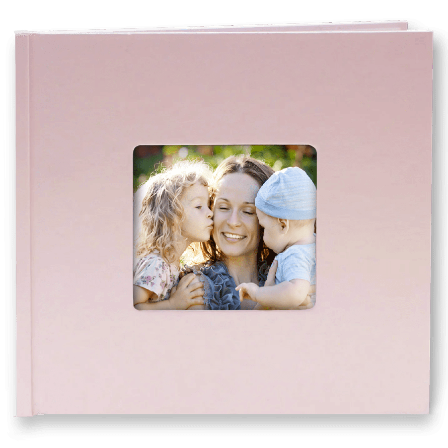 Fotokniha online do 24hod. Akce na růžovou fotoknihu 21cm - Elegantní bílá