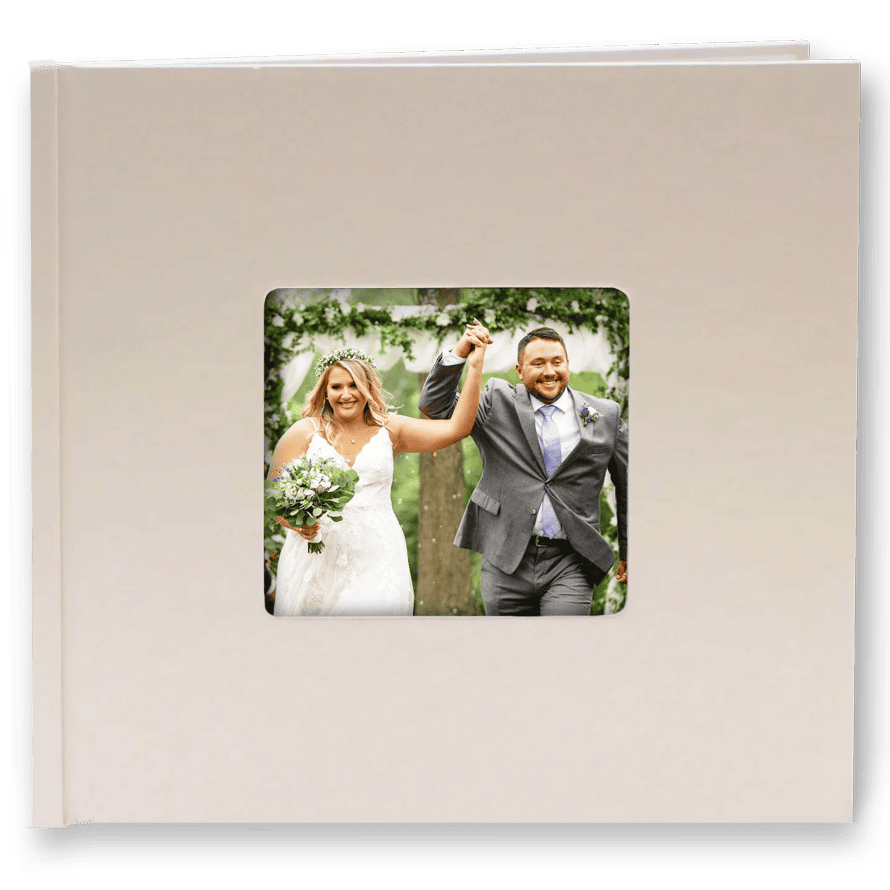 Fotokniha online do 24hod. Akce na fotoknihu 21x21 přírodní desky - Svatební kytice