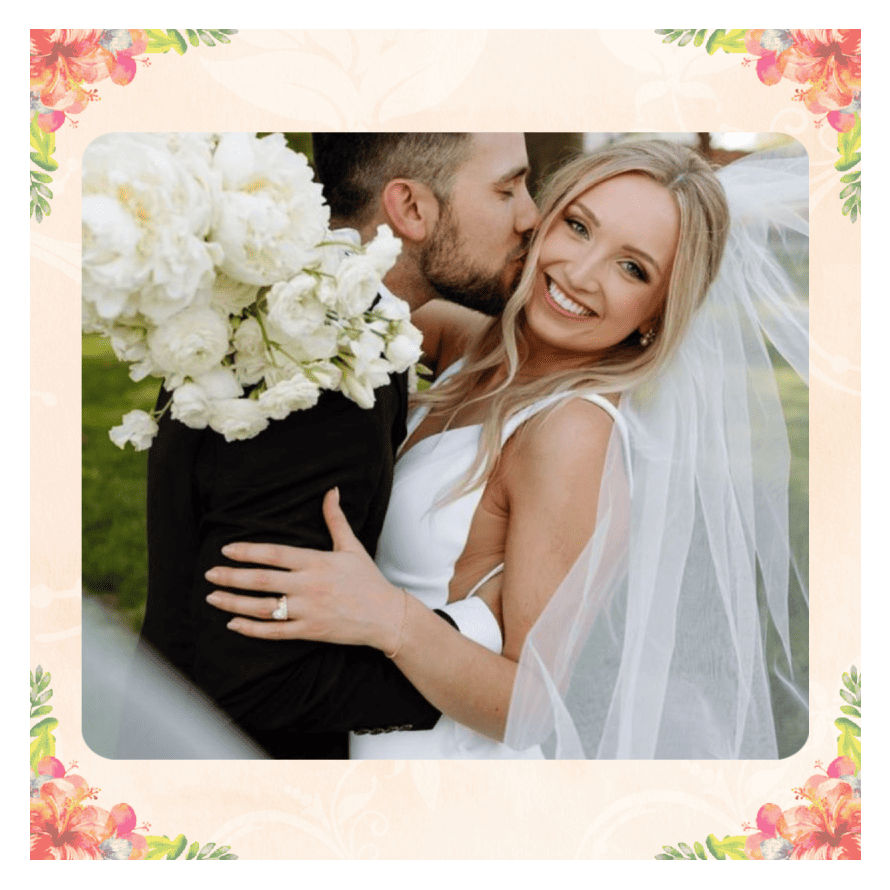 Fotokniha online do 24hod. Akce na růžovou fotoknihu 21cm - Svatební kytice
