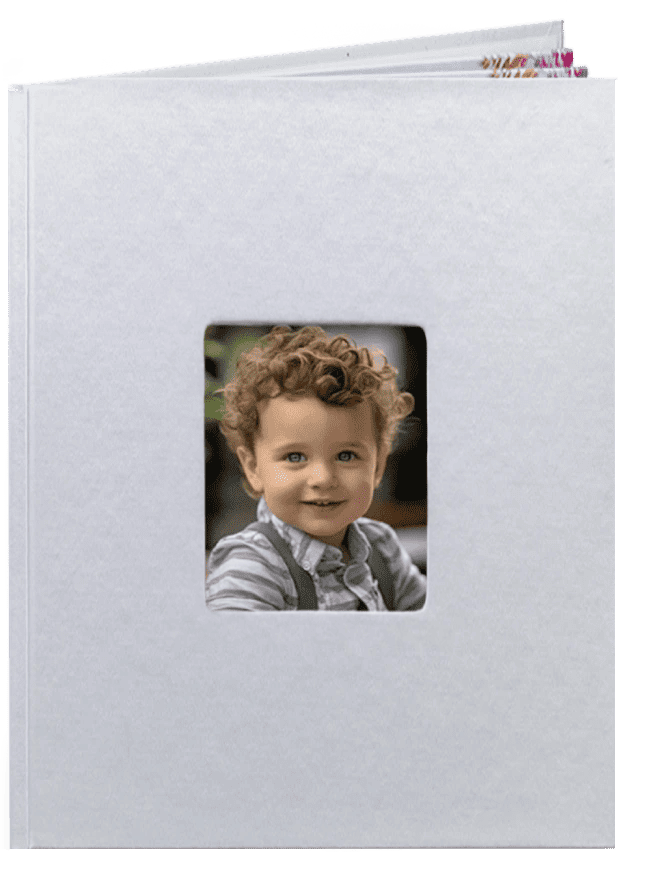 Fotokniha online. Akce na fotoknihy - A4 v barvě perleťové - Dětská modrá