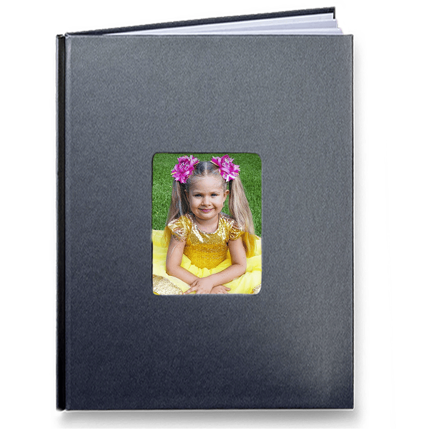Fotokniha online. Akce na fotoknihy - A4 v barvě Antracit - Dětská růžová
