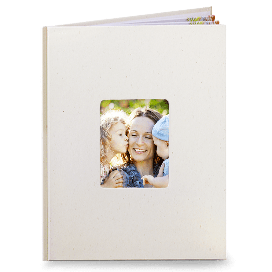 Fotokniha online. Akce na fotoknihy - A4 v přírodní barvě - Elegantní bílá