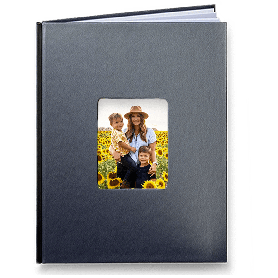 Fotokniha online. Akce na fotoknihy - A4 v barvě Antracit - Moderní černá