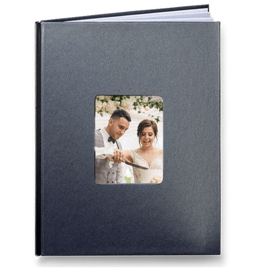 Fotokniha online. Akce na fotoknihy - A4 v barvě Antracit - Srdíčková