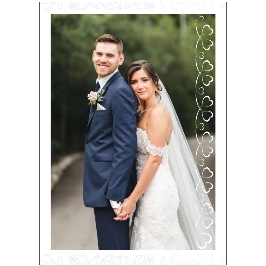 Fotokniha online. Sleva na růžovou fotoknihu s okénkem 21cm - Svatební krajka