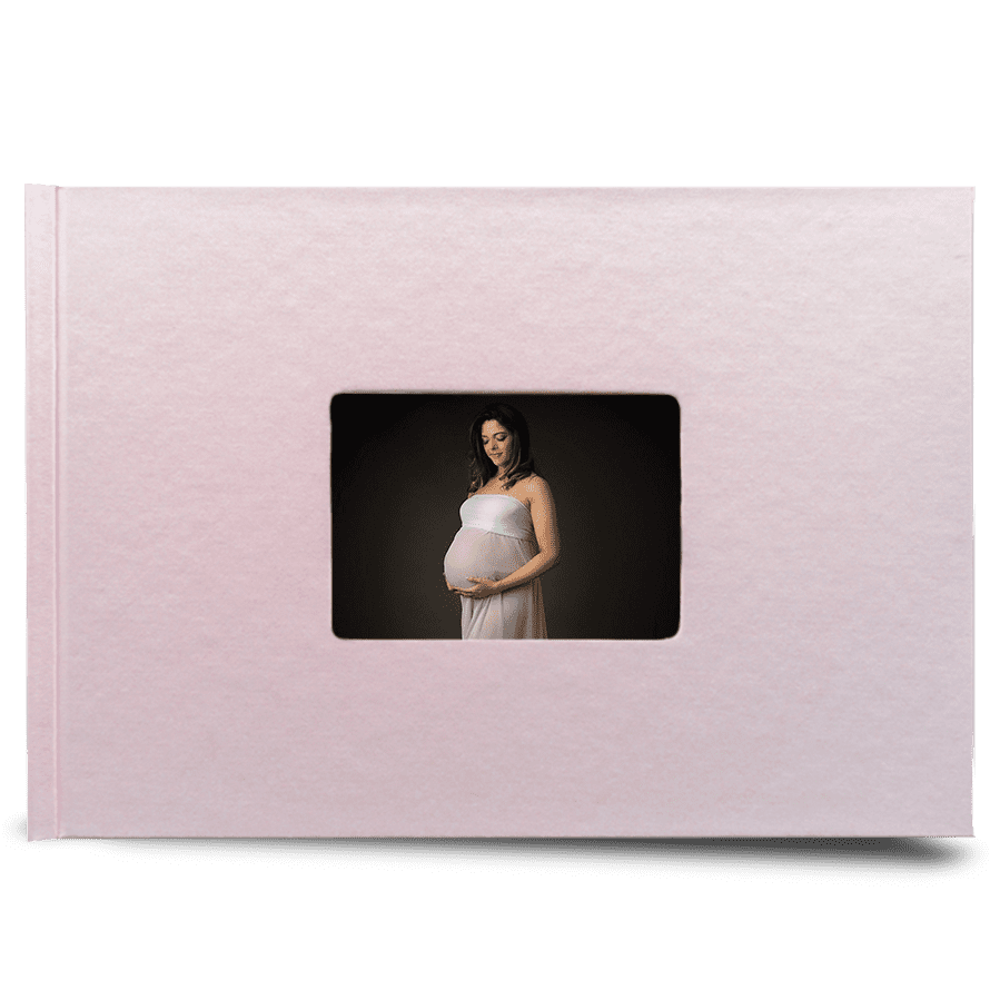 Levná fotokniha. Vaše nejlepší foto růžová kniha A4 do 24 hod. - Elegantní černá