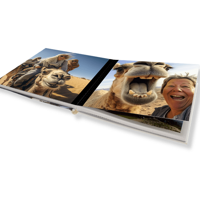 Nejlepší fotokniha. Luxusní plochá fotokniha online. - Moderní černá
