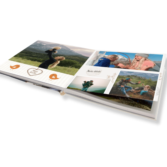 Nejlepší fotokniha. Luxusní plochá fotokniha online. - Štěstí