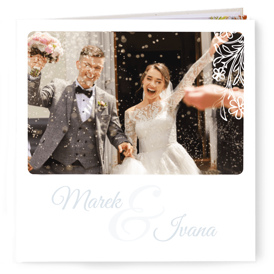Nejlepší fotokniha. Luxusní plochá fotokniha online. - Svatební krajka