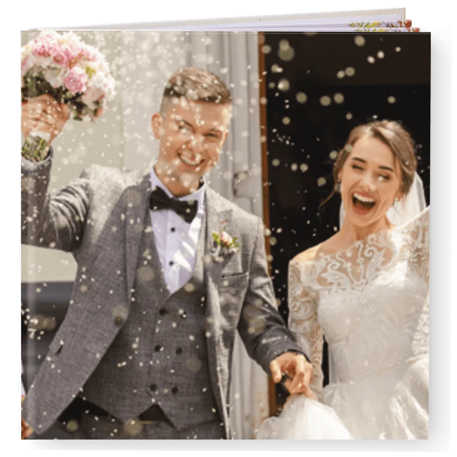 Nejlepší fotokniha. Luxusní plochá fotokniha online. - Svatební krajka
