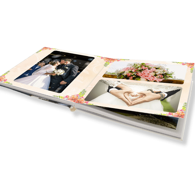 Nejlepší fotokniha. Luxusní plochá fotokniha online. - Svatební kytice
