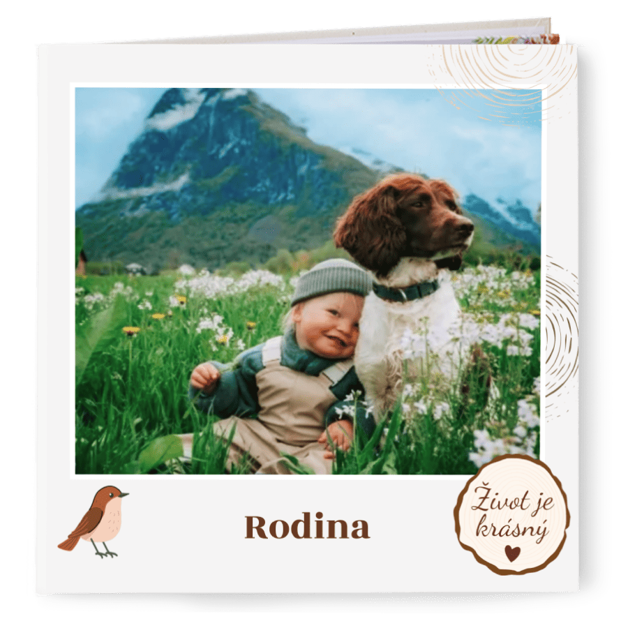 Kvalitní fotokniha a vlastní foto na deskách. Levně online. - Štěstí