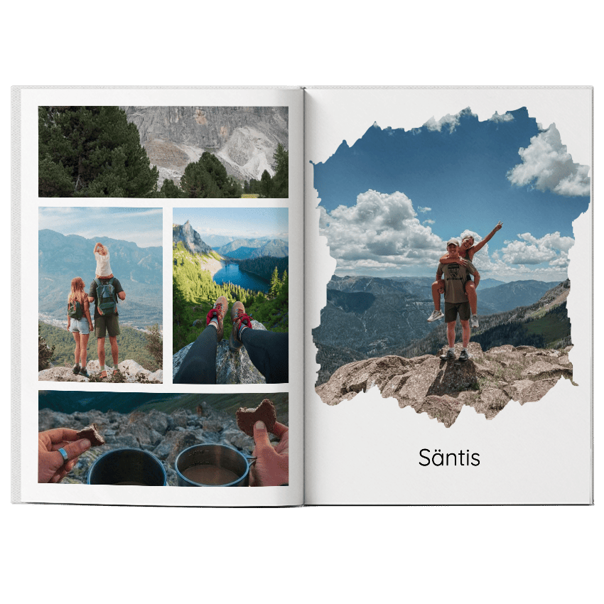 Kvalitní fotokniha velká A4 - vlastní foto na deskách. Levně online. - Travel